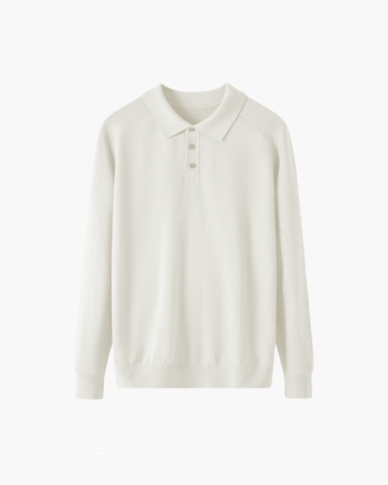 Wool Polo - Ivory