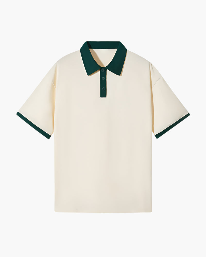 The Como Polo - Ivory Green