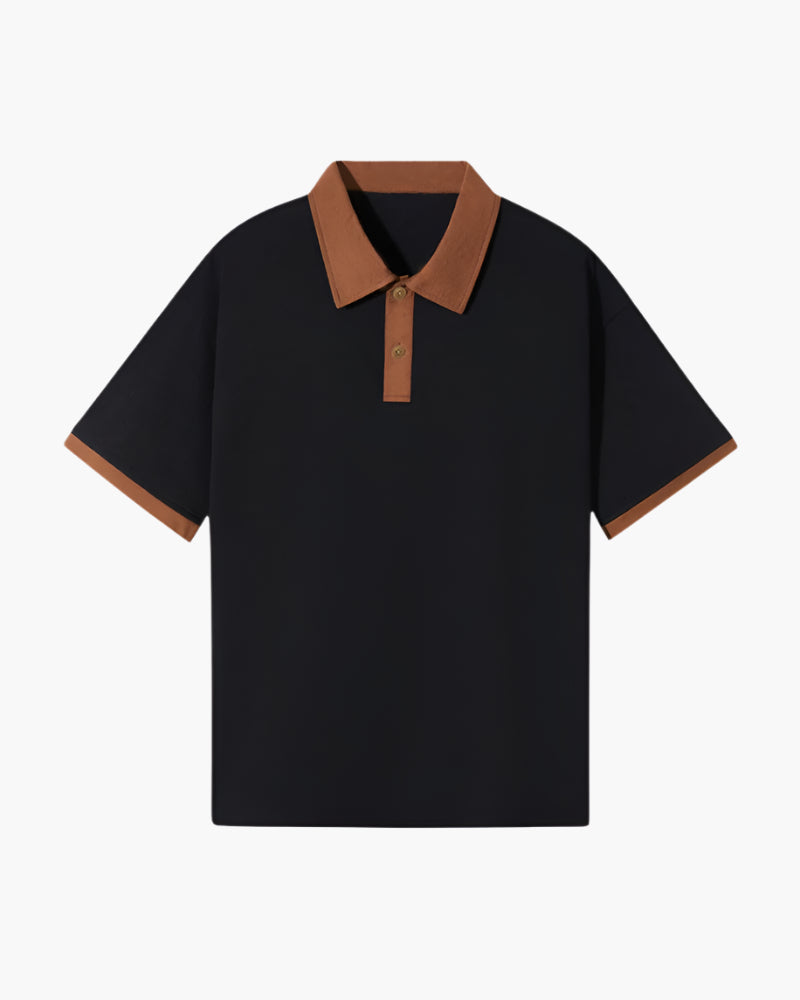 The Como Polo - Black Mocha